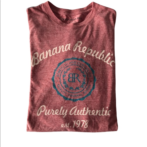 Banana Republic Other - 💕Banana Republic Mens Printed Logo T-Shirt Size Medium